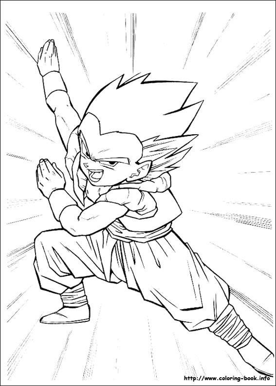 Dragon Ball Z coloring picture